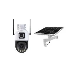 INOX-215 4G DUAL (İKİ) LENS 36X 60WATT 30Mah SOLAR PANELLİ PTZ